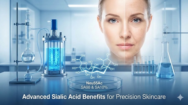 Neu55Ac SA98 & SA10%: Advanced Sialic Acid Benefits for Precision Skincare