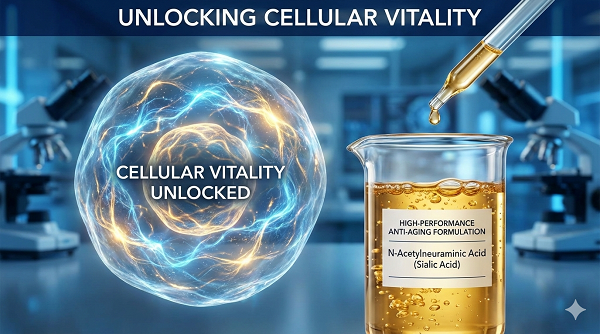 Unlocking Cellular Vitality: N-Acetylneuraminic Acid (Sialic Acid) in High-Performance Anti-Aging Formulations