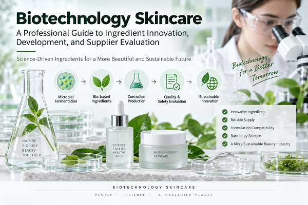 Biotechnology Skincare: A Professional Guide to Ingredient Innovation, Development, and Supplier Evaluation
